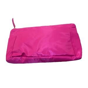 Sonia Kashuk Pink Zip Makeup Bag 11” X6” Zipper Colorful Beauty Accessory NWOT